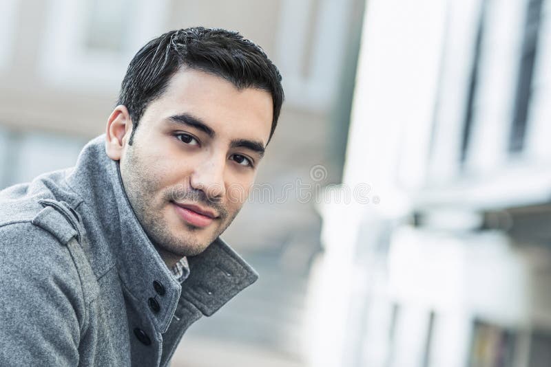 Happy young man, outdoor