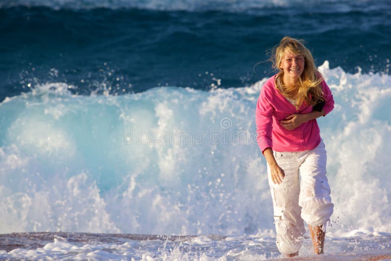 Happy young woman