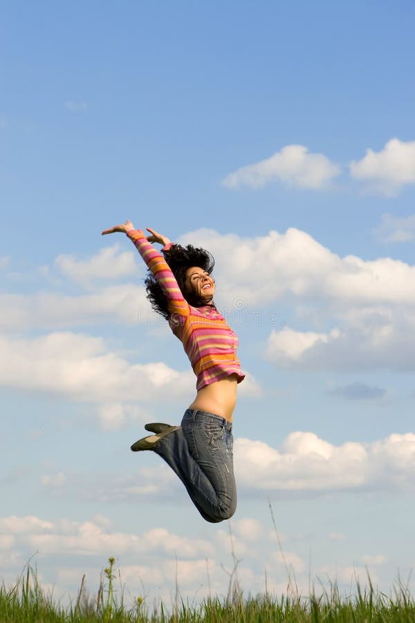 Happy young woman