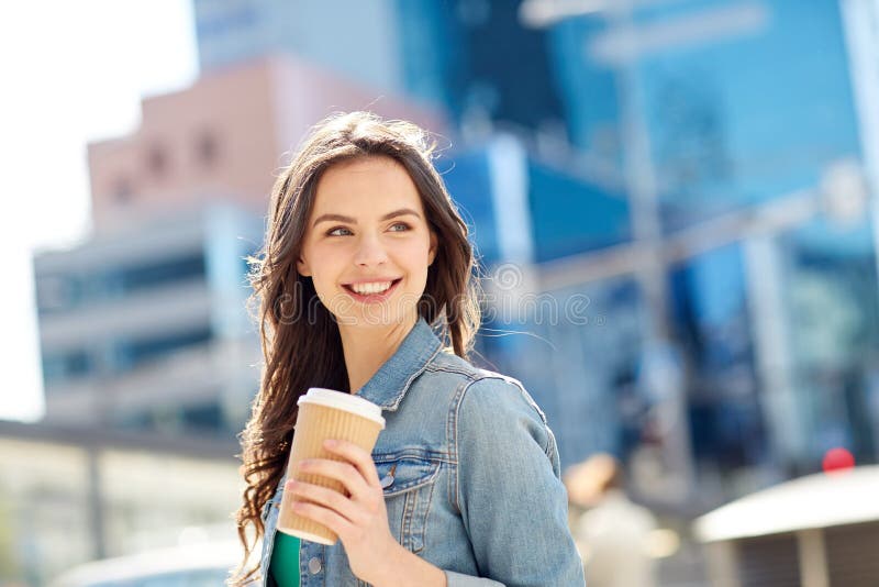 https://thumbs.dreamstime.com/b/happy-young-woman-drinking-coffee-city-street-drinks-people-concept-teenage-girl-paper-cup-74241075.jpg