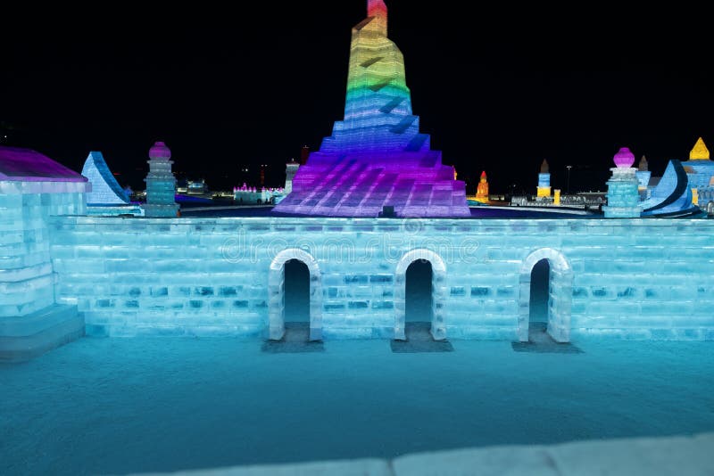 Harbin Ice festival 2022 snow world china