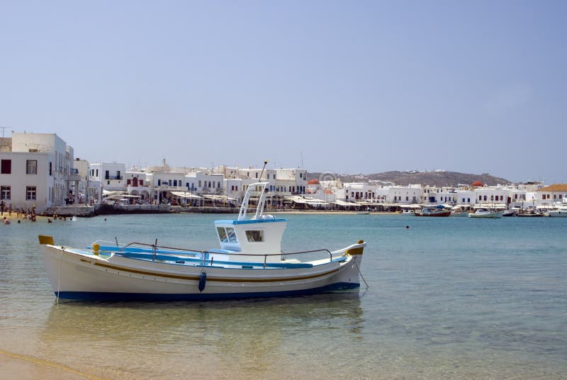 Harbor greek island