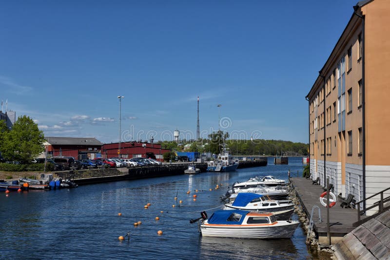 Harbor of Karlskrona, Sweden