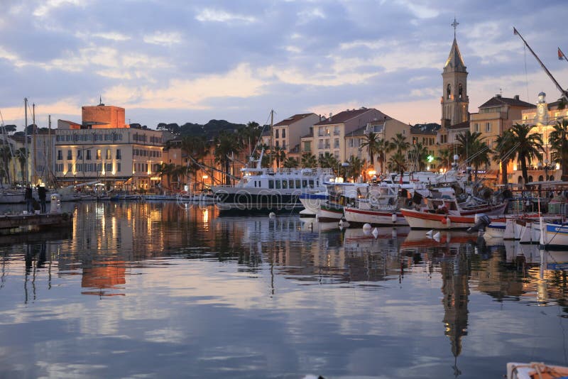 The harbor of Sanary sur Mer