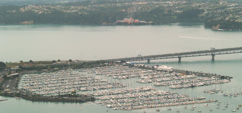 Harbour bridge and sail port