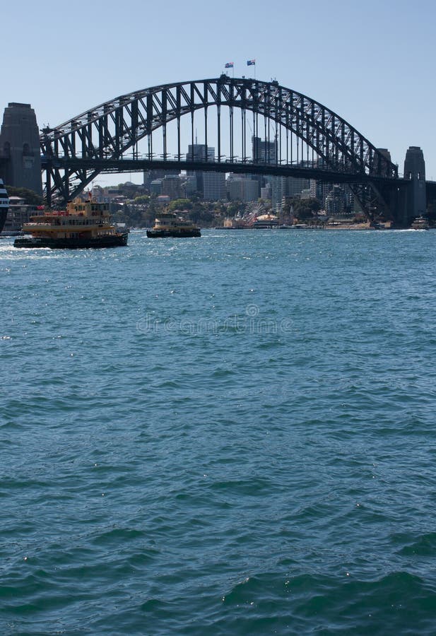 The Harbour Bridge in Sydney in Australia royalty free stock photos The Harbour Bridge in Sydney in Australia royalty free stock photos