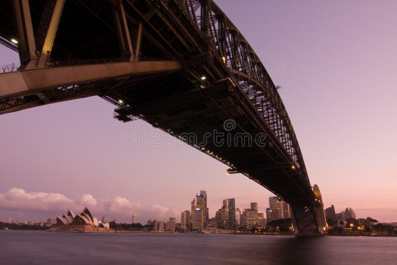 Harbour Bridge - Sydney City Skyline