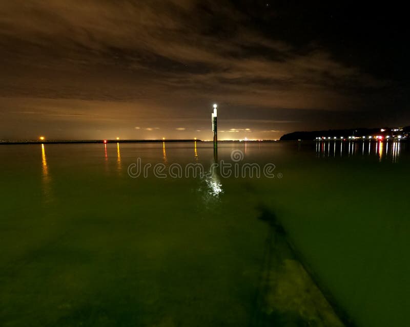 Harbour lights stock image. Image of harbour, evening 181904263