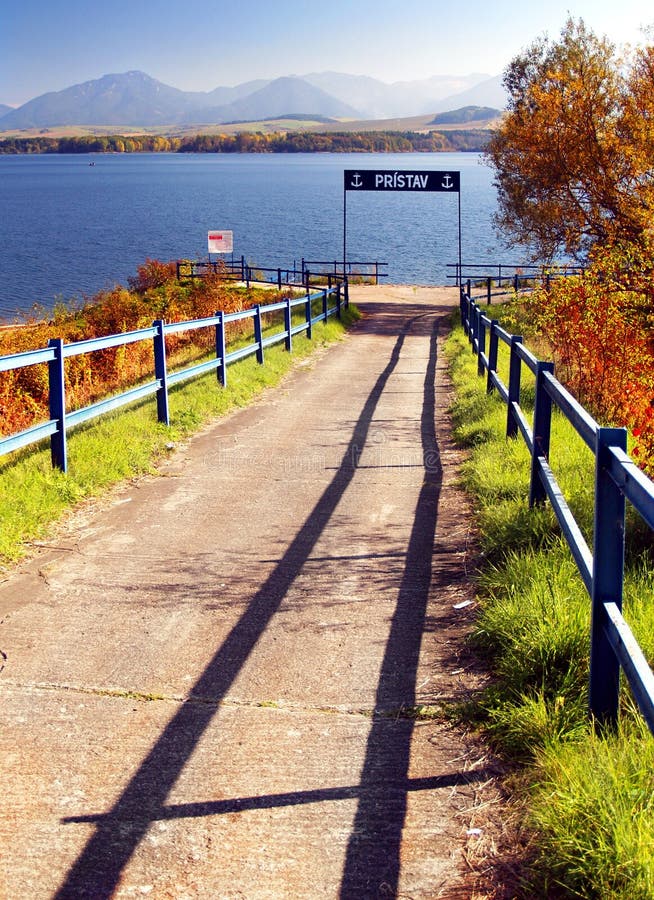 Harbour at Liptovska Mara Dam