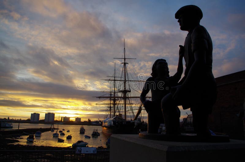 Harbour Sunset royalty free stock photo Harbour Sunset royalty free stock photo