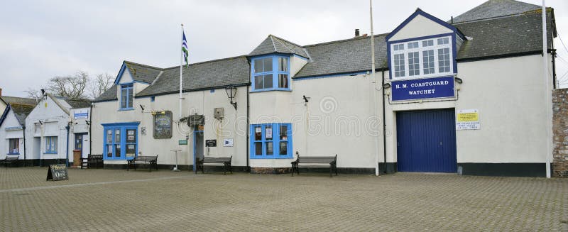 Harbourside-Gebäude, Watchet lizenzfreie stockfotos Harbourside-Gebäude, Watchet lizenzfreie stockfotos
