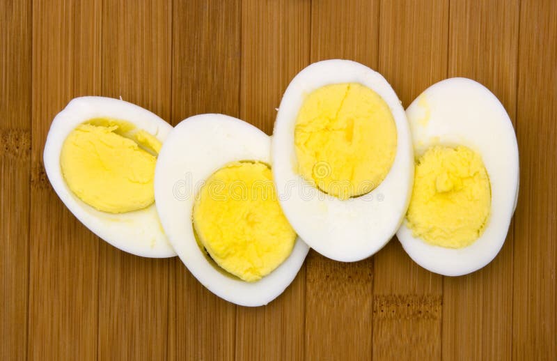 Hard boiled eggs stock photo. Image of yellow, hard, white - 20228952