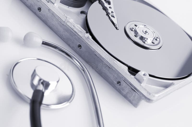 Hard disk details royalty free stock images