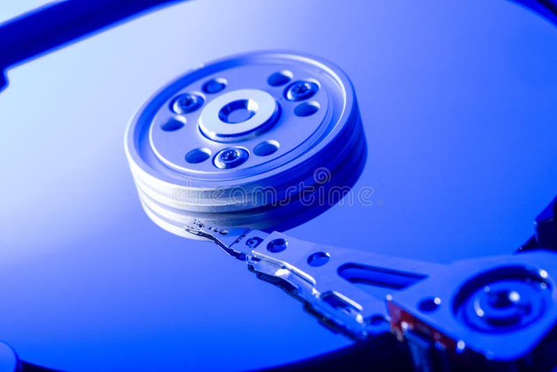 Hard disk drive plate stock image. Image of delicate 50176223