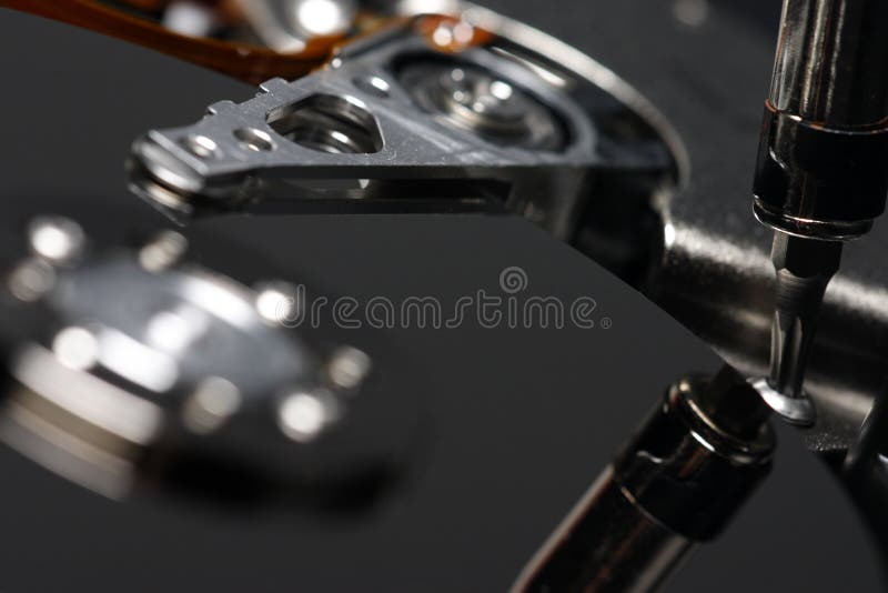 Hard disk repair stock photos