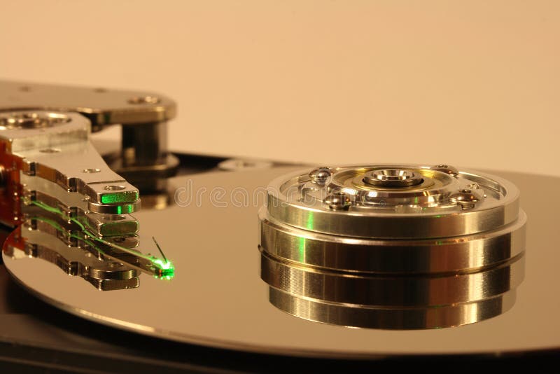 Hard Disk Under Green Laser Light Picture. Image 1682354