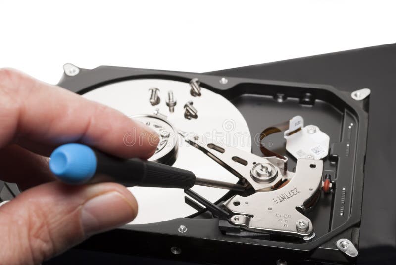 Hard drive fix stock image. Image of disk, capacity, failure 42562853
