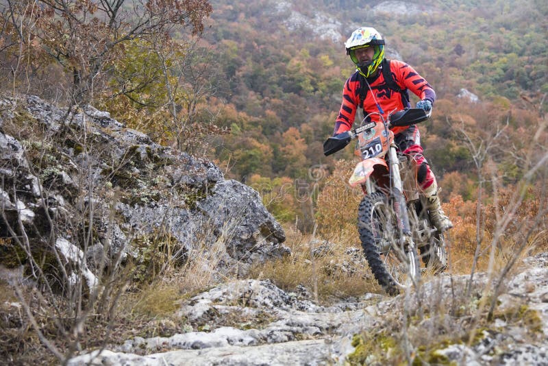 Hard Enduro Race stock photo Hard Enduro Race stock photo