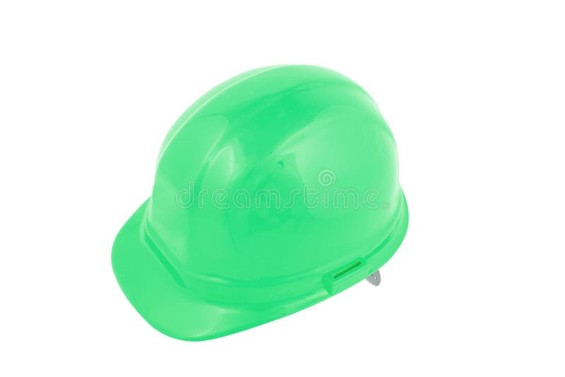 Plastic blue hard hat stock image. Image of damage, isolated 2013231