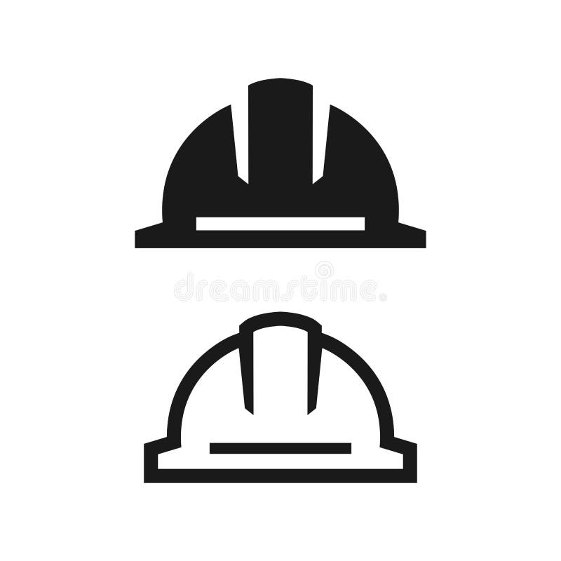 Hard Hat Logo Design stock vector. Illustration of hardhat 264901963