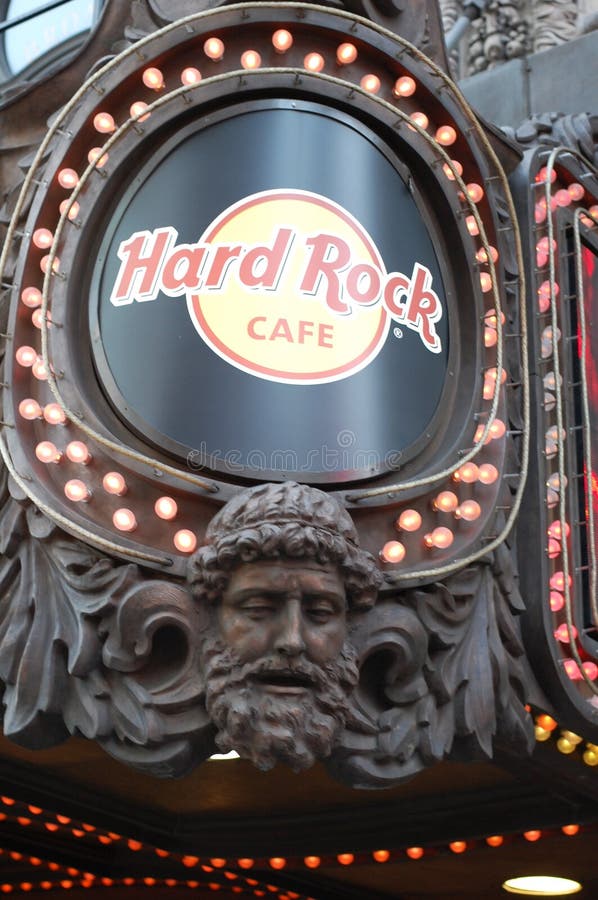 Hard Rock Cafe en Times Square en New York City imagen de archivo Hard Rock Cafe en Times Square en New York City imagen de archivo