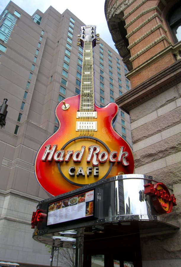 Hard Rock Cafe royalty free stock photo Hard Rock Cafe royalty free stock photo