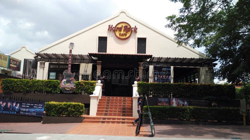 Hard Rock Cafe in Melaka redaktionelles stockbild. Bild von kaffee