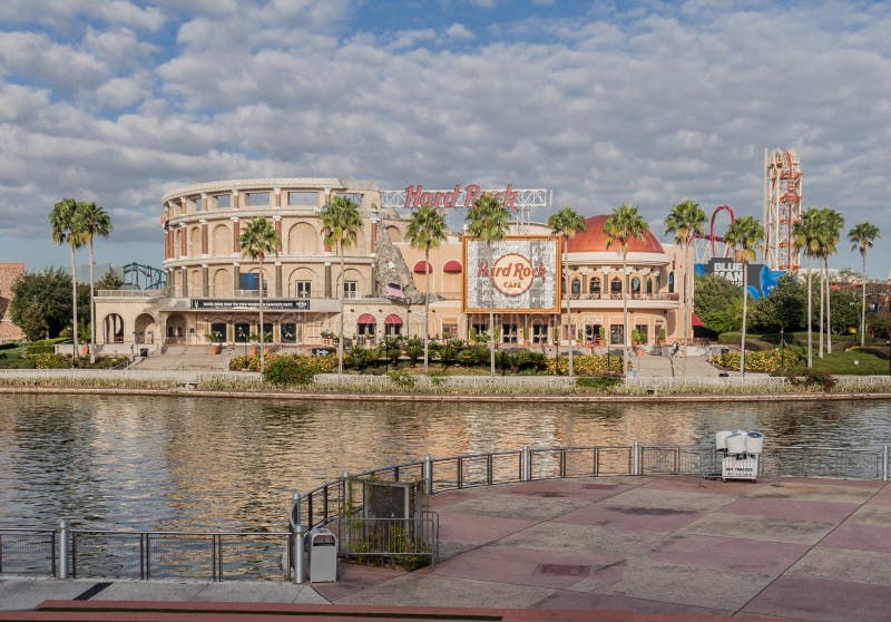 Hard Rock Cafe universella studior Orlando royaltyfria foton Hard Rock Cafe universella studior Orlando royaltyfria foton