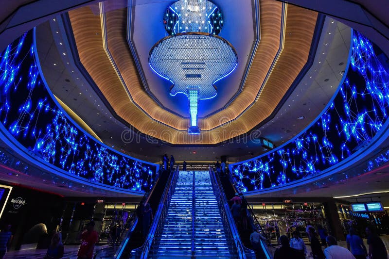 Hard Rock Casino lobby Atlantic City New Jersey.