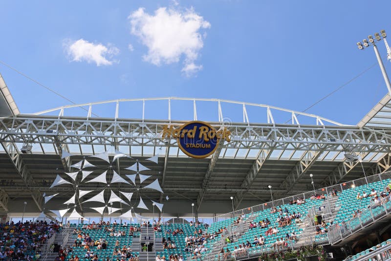 hard rock stadium during 2019 miami open in miami gardens