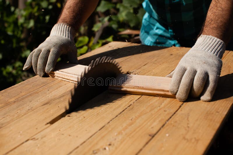 Hard work on the sawmill