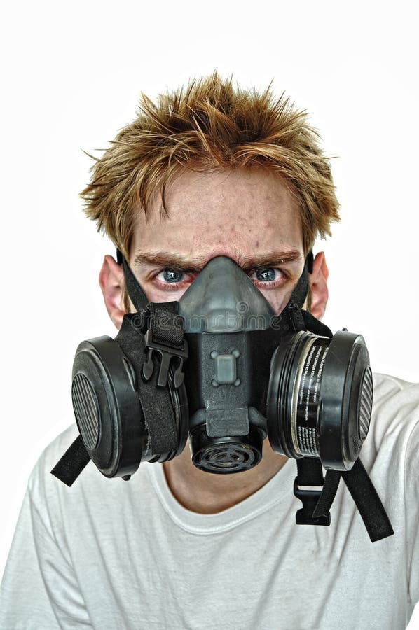 Hardcore Gasmask stock fotografie Hardcore Gasmask stock fotografie