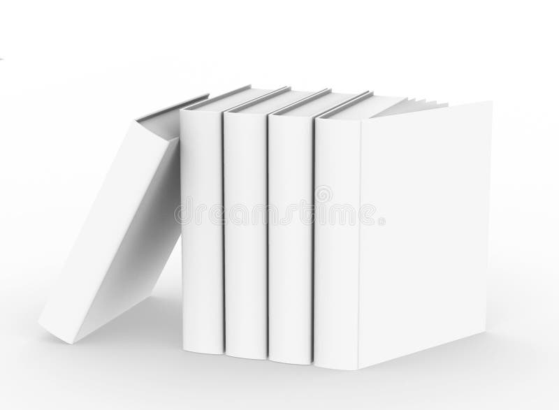 Hardcover Book Mockup , 3d Rendering Stock Illustration Illustration
