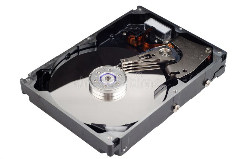 Harddrive aperto fotografia stock Harddrive aperto fotografia stock