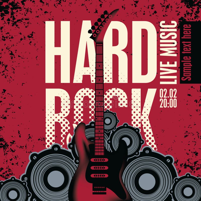 Harde Rots royalty-vrije illustratie Harde Rots royalty-vrije illustratie