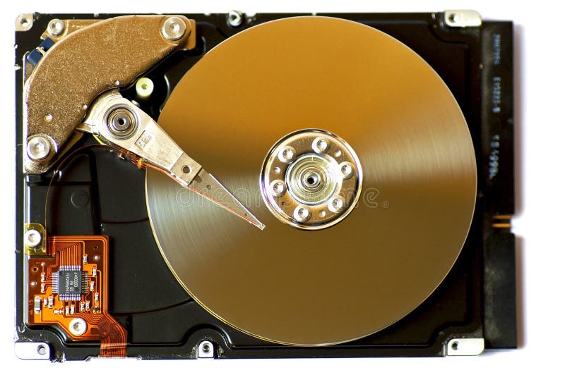 Hard Disk with open lid. Hard Disk with open lid