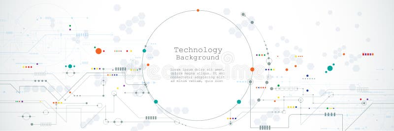 Hardware del ejemplo, dise?o de sistemas del circuito integrado Futurista de alta tecnología del extracto, concepto de la tecnolo stock de ilustración Hardware del ejemplo, dise?o de sistemas del circuito integrado Futurista de alta tecnología del extracto, concepto de la tecnolo stock de ilustración