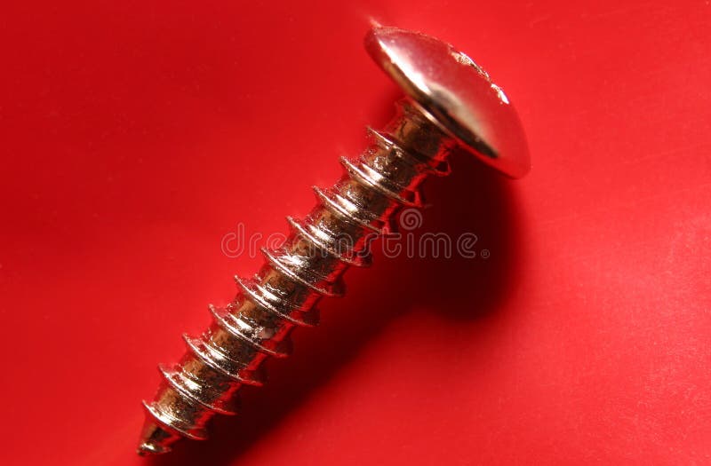 Hardware on Red Background