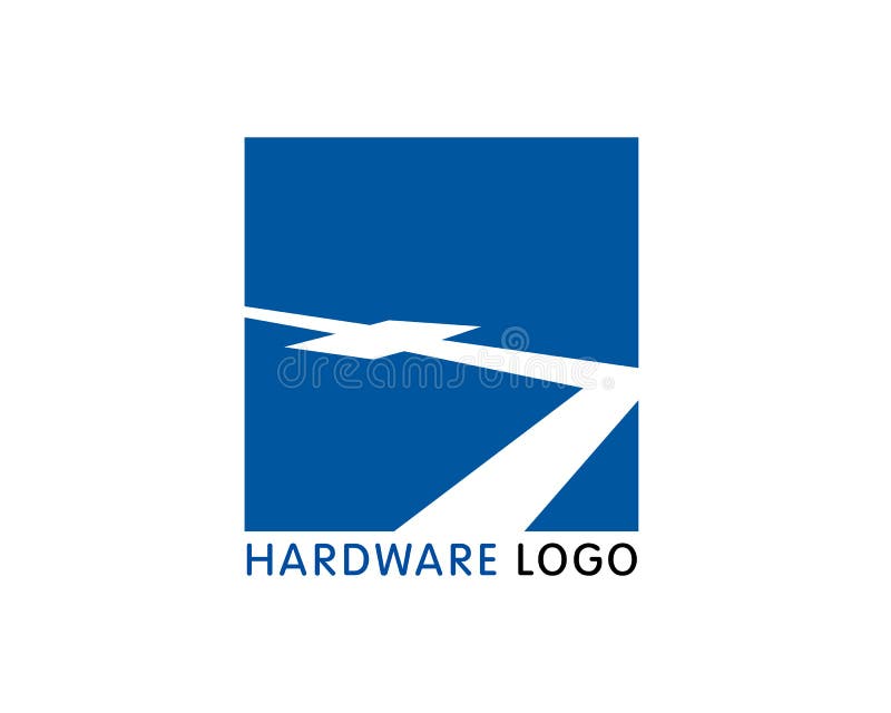 Vector illustration of brand logo for software and hardware industries, as stylized circuits of a printed board. Vector illustration of brand logo for software and hardware industries, as stylized circuits of a printed board