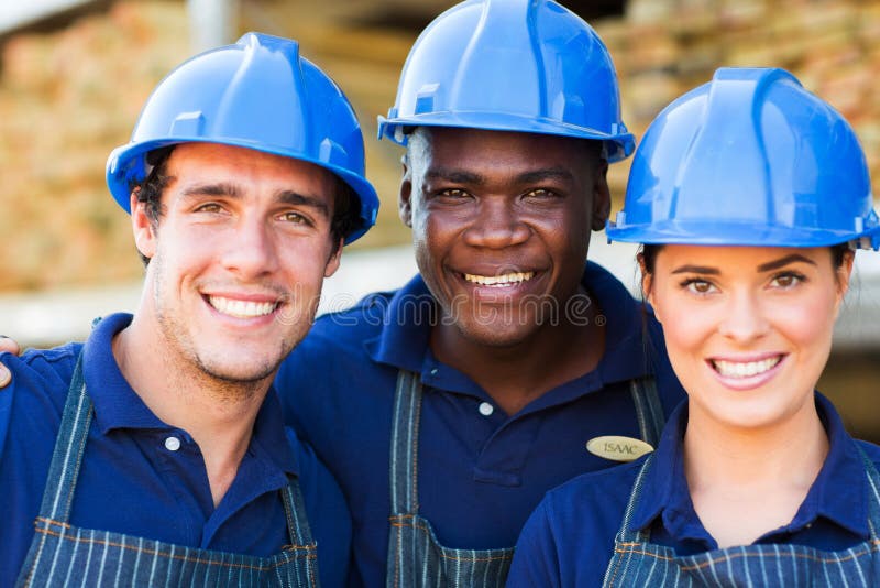 Hardware store workers