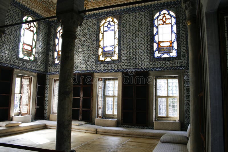 Harem in Topkapi, Istanbul stock photography