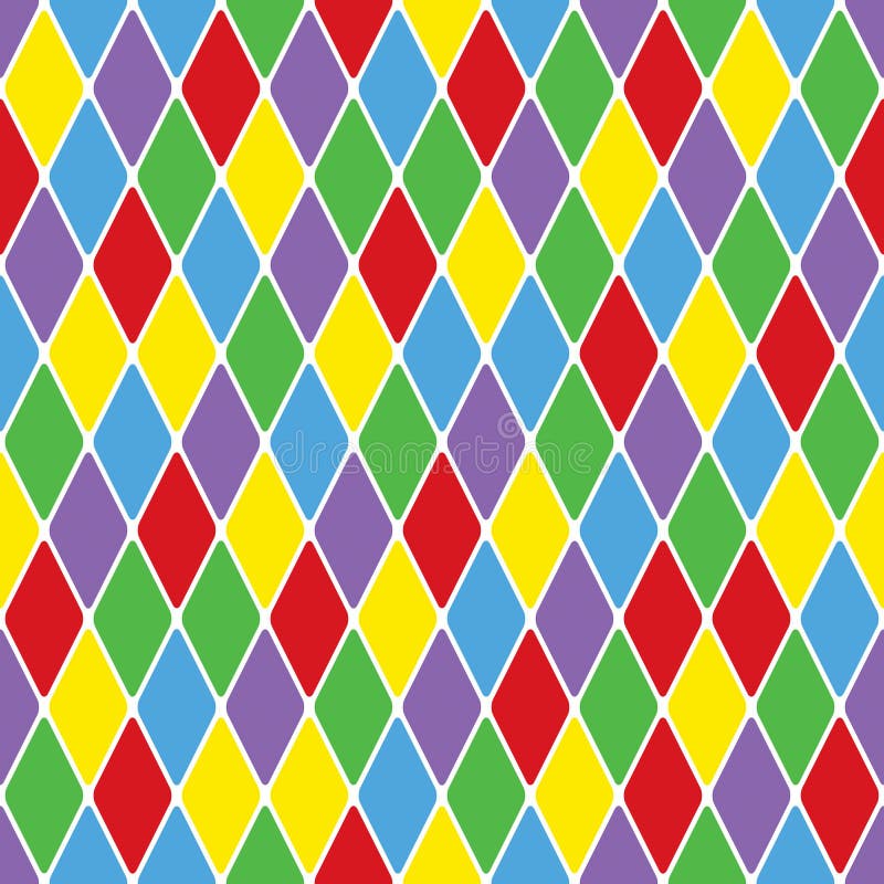 Harlequin particoloured seamless pattern VI (Illustrator). Harlequin particoloured seamless pattern VI (Illustrator).