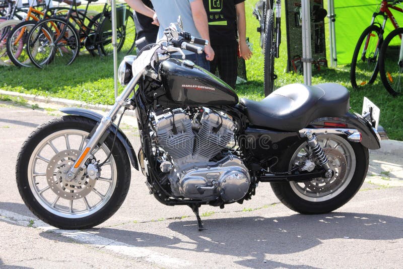 Harley-Davidson royalty-vrije stock fotografie Harley-Davidson royalty-vrije stock fotografie