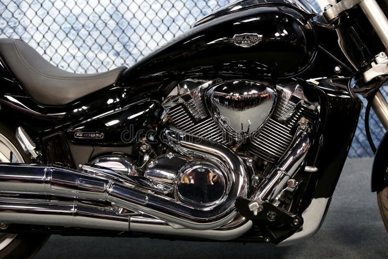 Engine of a Harley Davidson motorcycle . Engine of a Harley Davidson motorcycle .