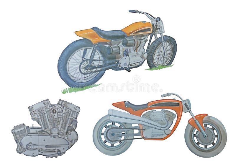 Harley Davidson Motorcycle Drawing at PaintingValley motorcycle sketches  HD wallpaper  Pxfuel