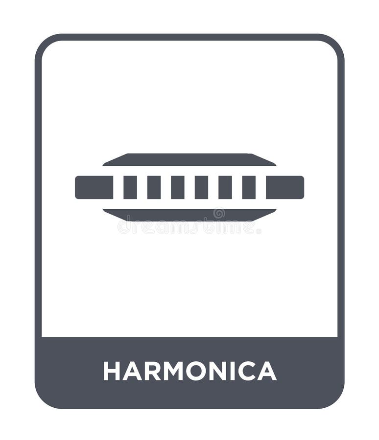 Harmonica symbol vector stock vector. Illustration of orchestra 107168993