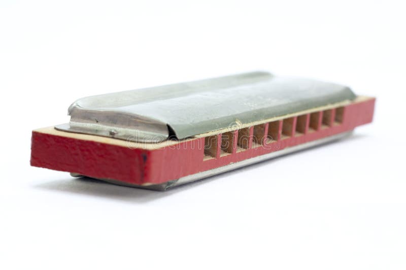 Harmonica isolated on white stock photos Harmonica isolated on white stock photos
