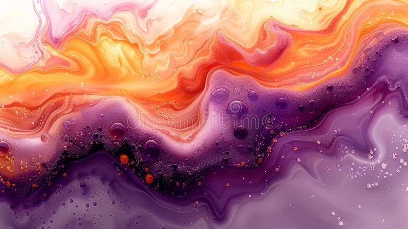 Harmonious Flow of Color and Movement royalty free illustration