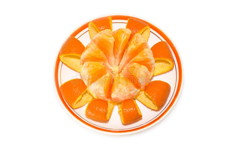 Harmony of orange dessert stock photo. Image of segments 33724186