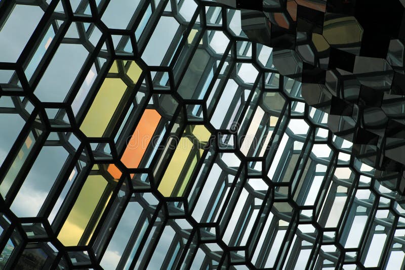 Harpa Concert Hall - l'Islande image stock Harpa Concert Hall - l'Islande image stock